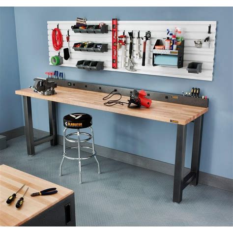 workbench with outlet